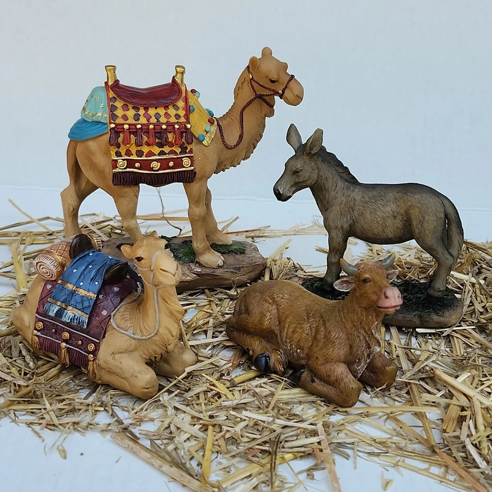NIB THREE KINGS GIFTS SET OF 4 ANIMALS FOR THE 7" REAL LIFE NATIVITY - Picture 14 of 14
